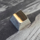 1U Titanium Alloy Artisan Keycaps for Mechanical Keyboard Personalized Keycaps -Polish Flat